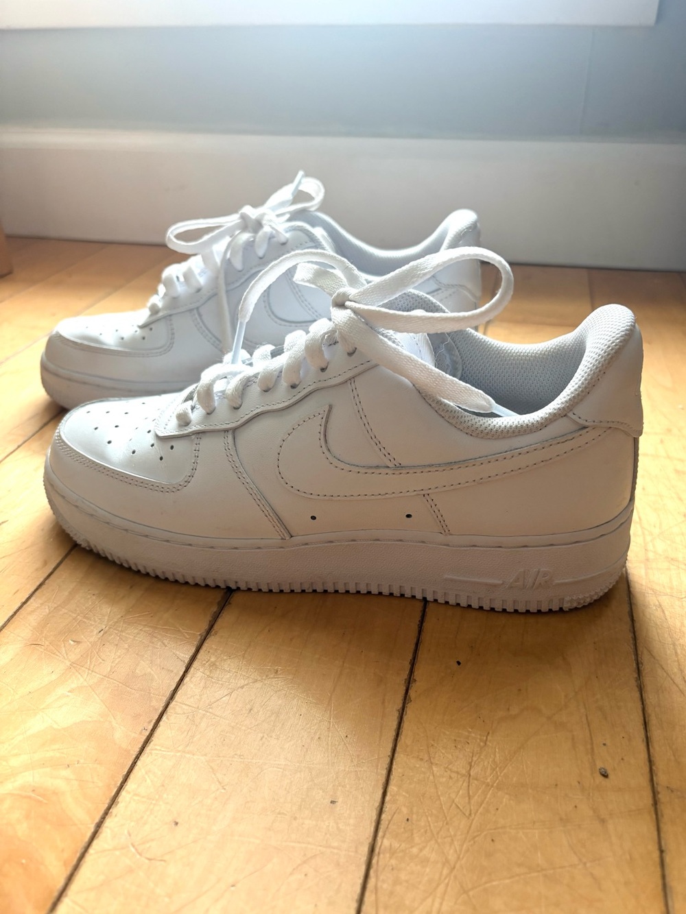 Nike All-White Low Top Sneakers